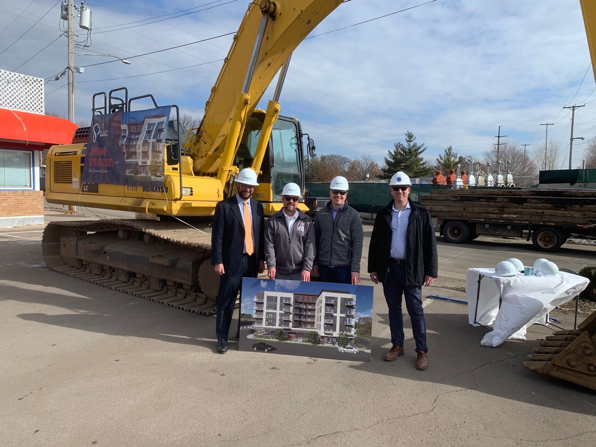 Hiawatha/Shale Apartments Groundbreaking WatsonForsberg